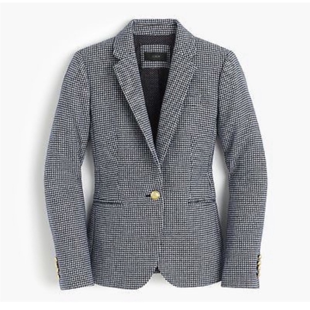 J.crew Campbell navy and ivory like new!!!